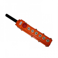 Пульт кноп. ПКТ-80ПС У2, 5А, IP54 кнопка Пуск с/фикс., стоп, вверх, вниз, влево, вправо, вперед, наз