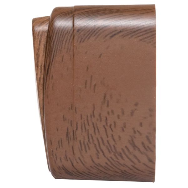 Выключатель 2-клавишный ОП Минск 10А тёмное дерево EKF