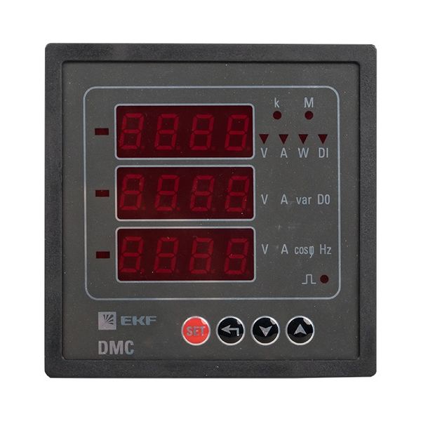 Прибор комбинированный цифровой измерительный DMC на панель 96х96 (квадратный вырез) PROxima EKF DMC