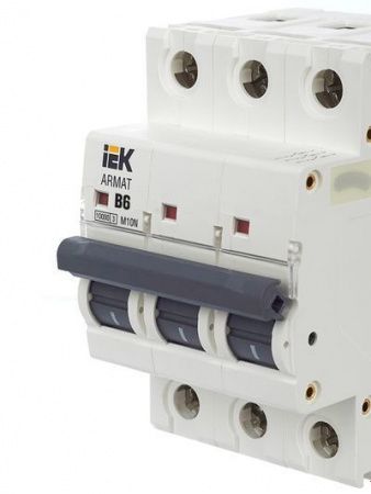ARMAT Автоматический выключатель M10N 3P B 6А IEK