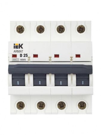 ARMAT Автоматический выключатель M06N 4P D 25А IEK