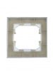 BRITE Рамка 1-местная IP44 РУ-1-БрА-44 алюминий IEK