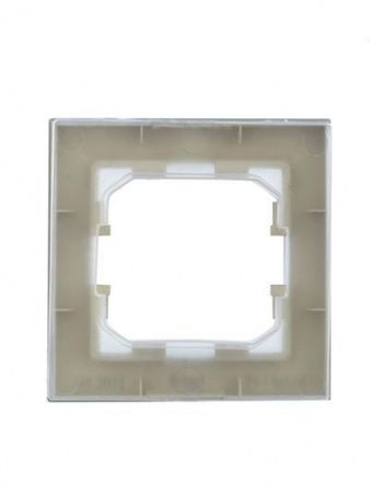 BRITE Рамка 1-местная IP44 РУ-1-БрА-44 алюминий IEK