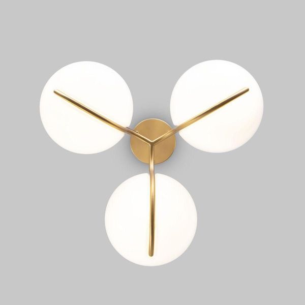 Подвесная светодиодная люстра Eurosvet Emisfero 50083/3 LED золото