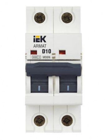 ARMAT Автоматический выключатель M06N 2P D 10А IEK