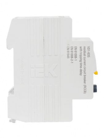 Выключатель дифференциальный (УЗО) ВД1-63S 2Р 50А 300мА IEK