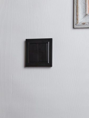 BRITE Выключатель 2-клавишный проходной 10А ВС10-2-6-БрЧ черный IEK