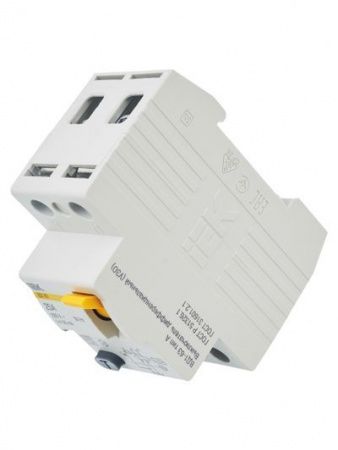 Выключатель дифференциальный (УЗО) ВД1-63 2Р 25А 30мА тип А IEK