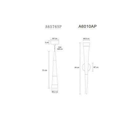 Бра Arte Lamp Sabik A6010AP-1SG