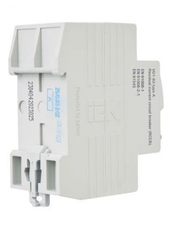 Выключатель дифференциальный (УЗО) ВД1-63 2Р 25А 30мА тип А IEK