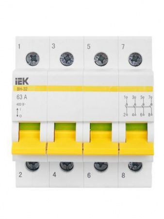 KARAT Выключатель нагрузки (мини-рубильник) ВН-32 4P 63А IEK