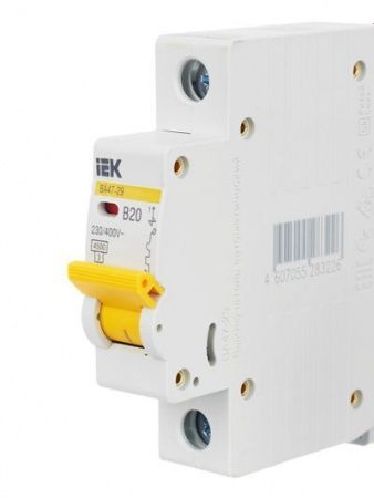 KARAT Автоматический выключатель ВА47-29 1P B 20А 4,5кА IEK