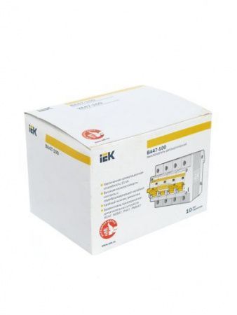 KARAT Автоматический выключатель ВА47-100 4P C 25А 10кА IEK