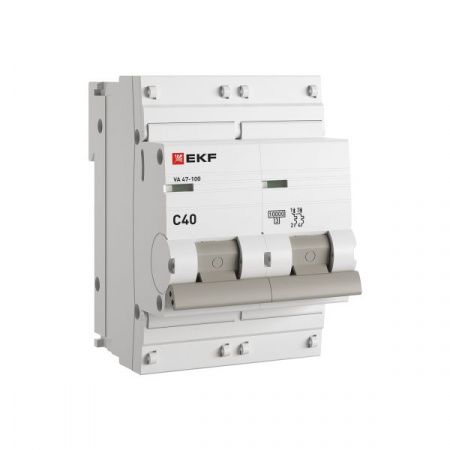 Выкл.автом.  2П  40А (C) 10kA EKF PROxima